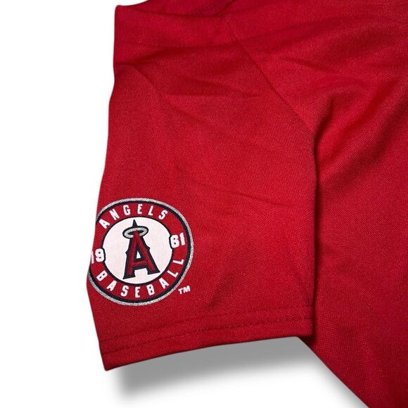 MLBPA SHOHEI OHTANI #17 Pet Dog Red T-shirt MLB Los Angeles Angels Size L - Picture 4 of 9